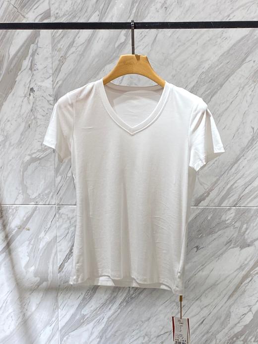 女士V领纯棉T恤 商品图6