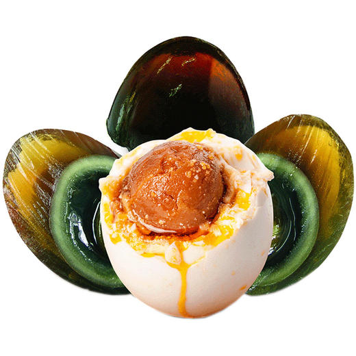 荆州八宝 鸳鸯皮蛋盐蛋 20枚混装 商品图2