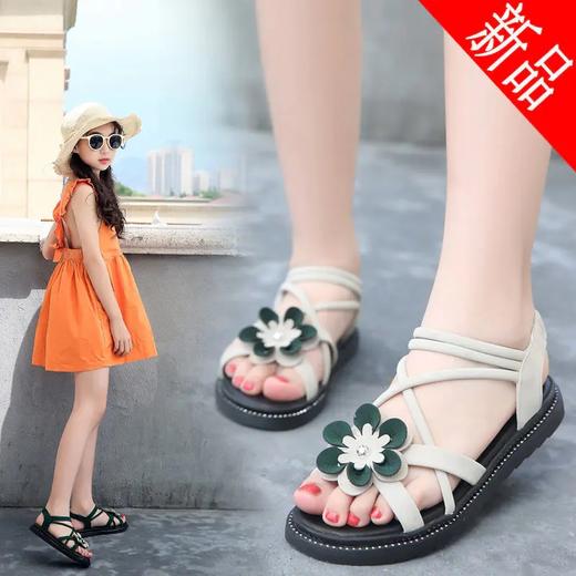 TZW-新款时尚夏季中大童儿童女孩凉鞋网红 商品图4