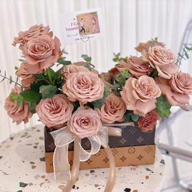 卡布奇诺玫瑰 · 花盒