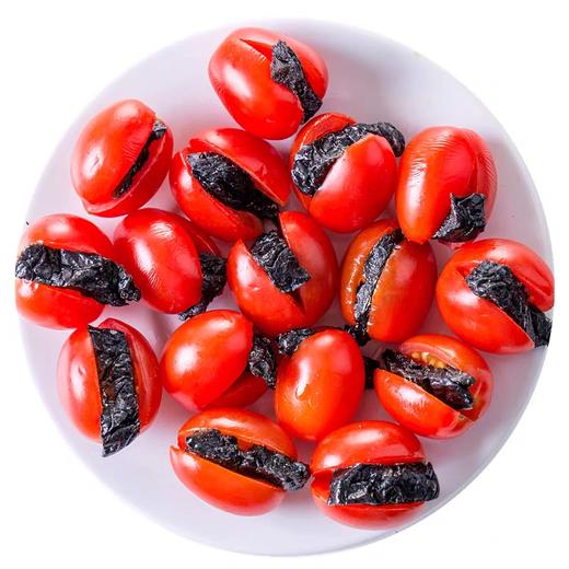 【现做】玲珑小番茄+乌梅条一盒约500g 商品图0