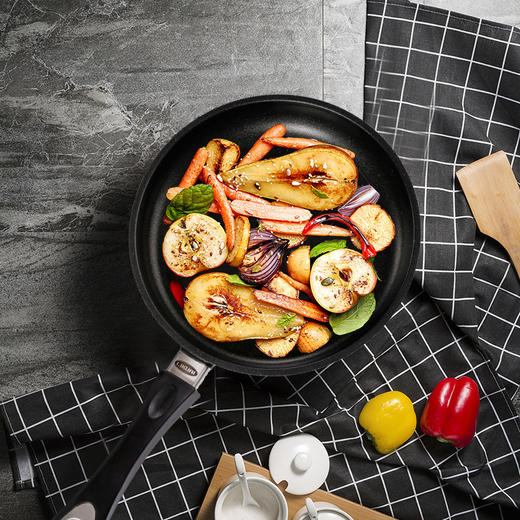 利快德国进口美食家煎锅电磁炉燃气通用平底盖煎蛋烙饼煎牛排锅 商品图4