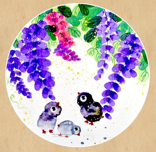 《紫藤花开》春天【自动发货：下单后，点击手机短信中收到的链接，即可获取文件下载的链接；如有任何问题，可添加客服微信hm33268获得帮助】 商品图0