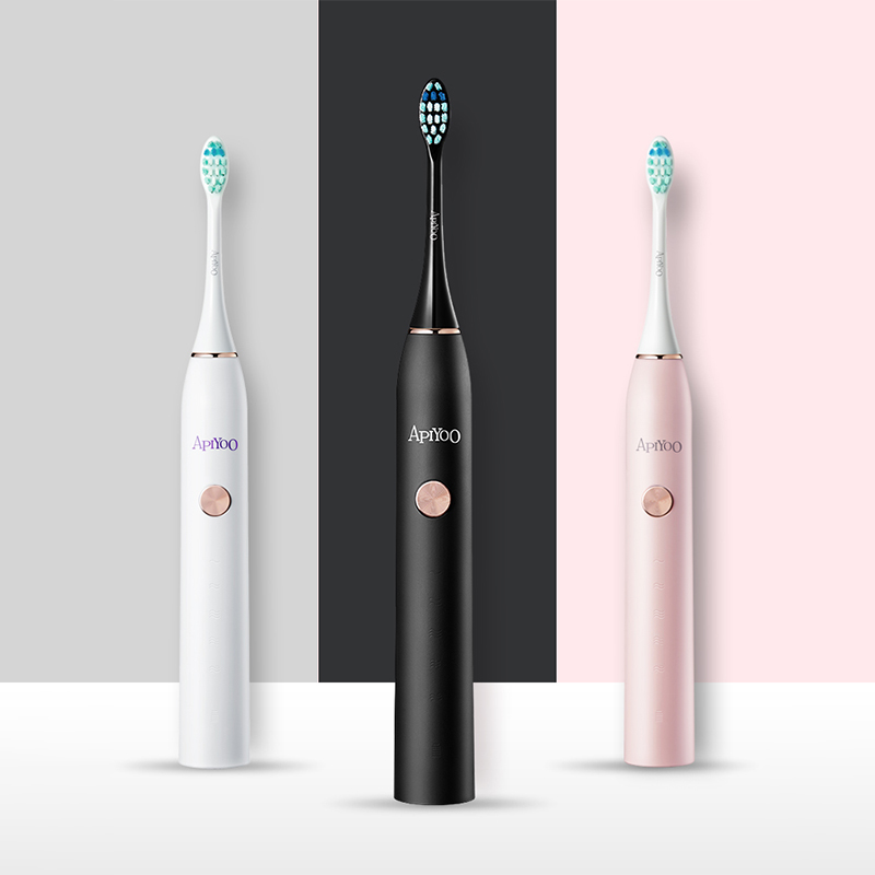 艾优（ApiYoo）电动牙刷 P7系列成人声波充电式牙刷 智能震动情侣防水牙刷 P7皓齿白