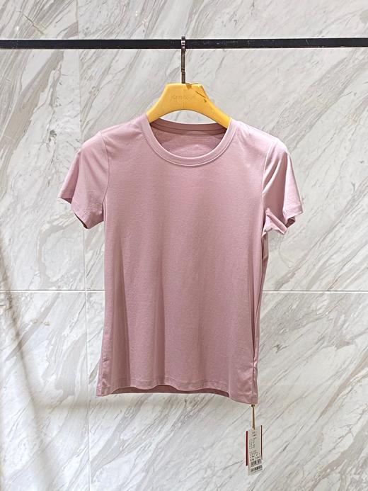 女士圆领纯棉T恤 商品图0