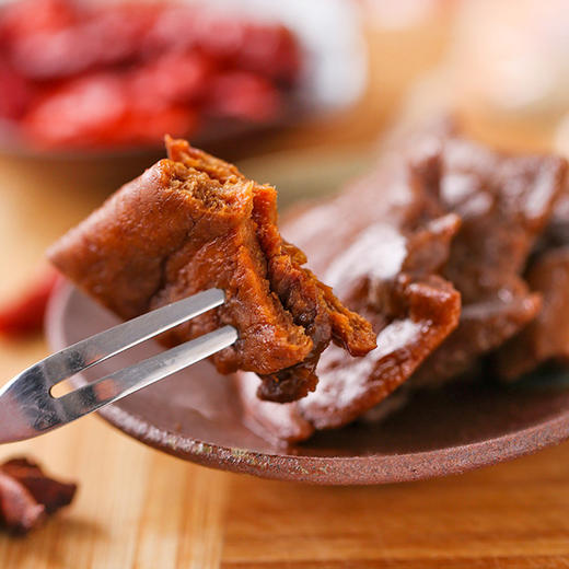 【多口味可选】宏香记手撕牛肉豆脯308g(香辣味/五香味多口味可选) 商品图5