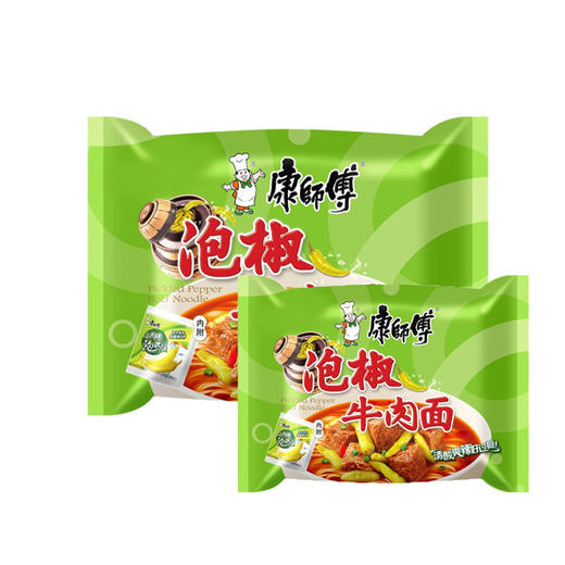 康师傅泡椒牛肉面110g 商品图0