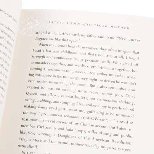 【中商原版】虎妈战歌 英文原版 Battle Hymn of the Tiger Mother 商品图3