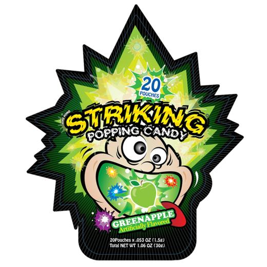 索劲跳跳糖 情怀乐趣爆炸糖STRIKING30g*3包8090后儿时童年怀旧零食老式糖果 苹果味 30g*3包 商品图0