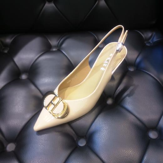 lfgj jeans BM202漆皮尖头小跟鞋 商品图0