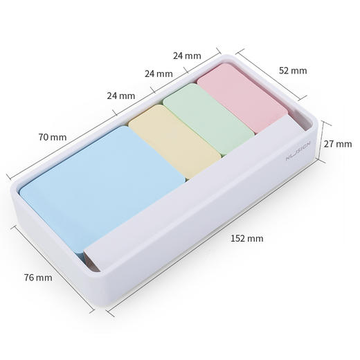 纽赛NS116彩色记事贴(白色) 商品图1