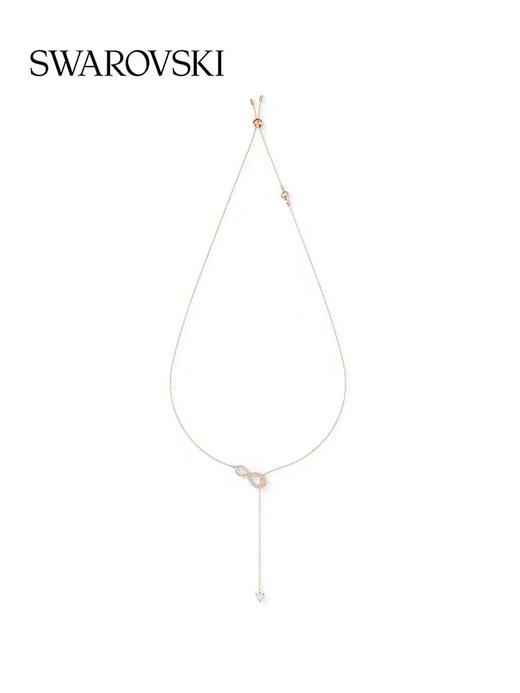 Swarovski/施华洛世奇  INFINITY 永恒爱意女项链 可调节葫芦项链女锁骨链 8字流苏 520送礼 商品图1