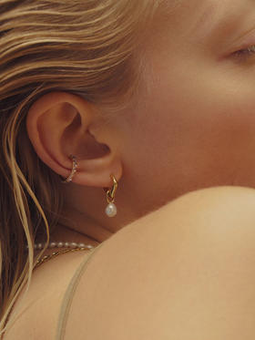 北京仓｜MARIA BLACK-Globo Violet-紫罗兰 耳廓夹（单只 无需耳洞）［丹麦设计师］