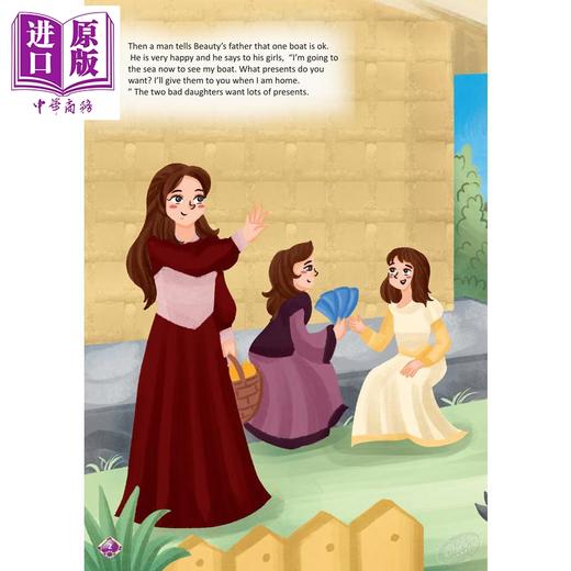 Global ELT Fairy Tales Beauty and the Beast A1 Movers 经典童话故事 美女与野兽 儿童绘本 分级阅读 7-12岁 商品图2