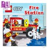 【中商原版】Lego Fire Station 乐高消防站 生活系列 机关操作书 英文原版 进口图书 儿童绘本 推拉活动玩具书纸板书 0-3岁 商品缩略图0