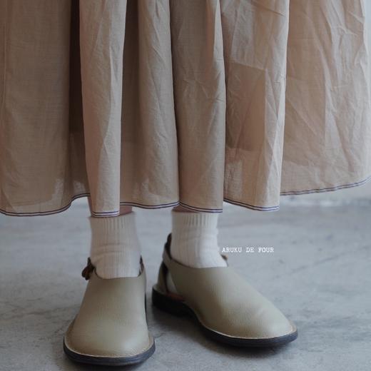 Diu浅灰/黑牛皮鞋 商品图0