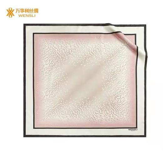 真丝双面印花大方巾 沧澜 商品图5