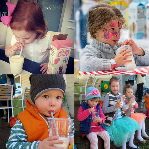 sipahh澳洲咕噜噜神奇变味儿童魔力牛奶吸管10只装普通版直销 商品图1