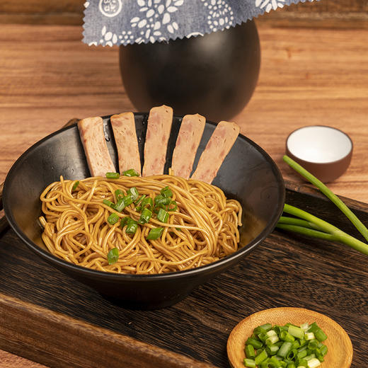 【猪掌门】餐肉面上海葱油拌面鸡汁面盒装方便速食汤面非油炸组合装 商品图1