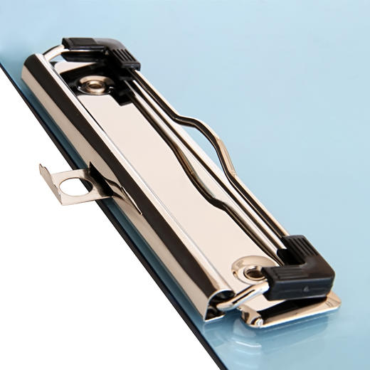 得力9256透明书写板夹(只)(透明蓝) 商品图1