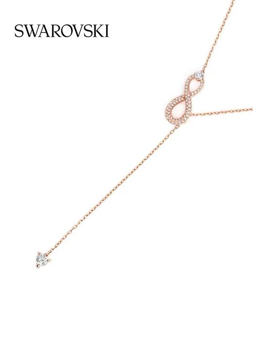 Swarovski/施华洛世奇  INFINITY 永恒爱意女项链 可调节葫芦项链女锁骨链 8字流苏 520送礼 商品图3