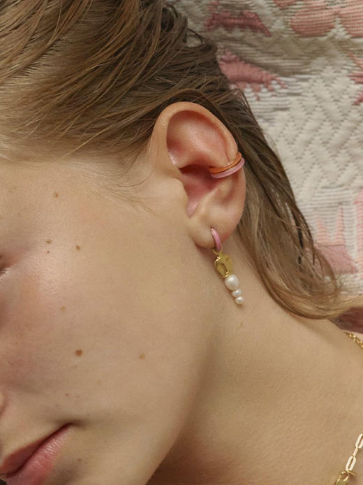 北京仓｜MARIA BLACK-Cindy Lilac-紫色 珐琅 耳廓夹（单只 无需耳洞）［丹麦设计师］ 商品图3