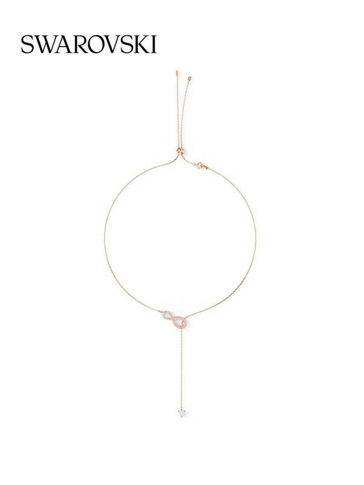 Swarovski/施华洛世奇  INFINITY 永恒爱意女项链 可调节葫芦项链女锁骨链 8字流苏 520送礼 商品图2