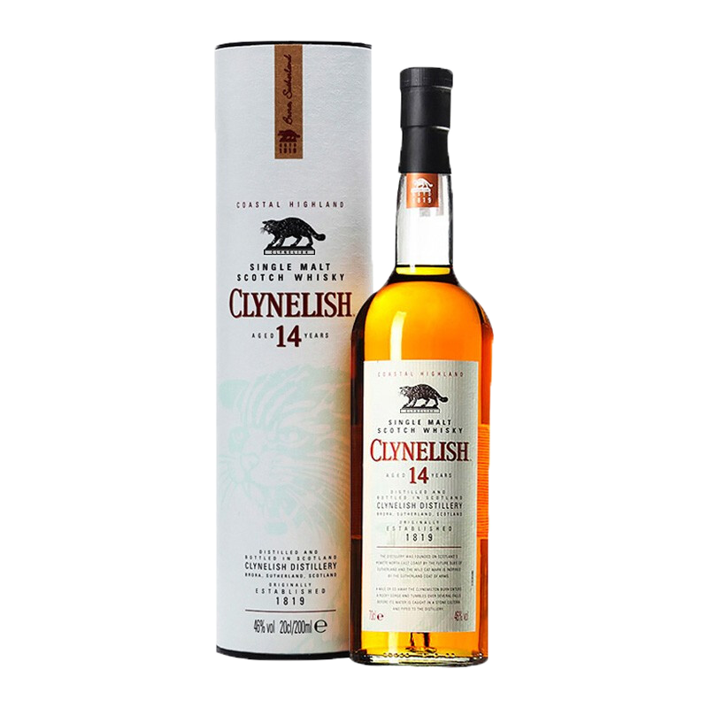 克里尼利基小猫14年单一麦芽苏格兰高地威士忌洋酒700ml