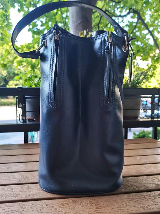 蓝色皮质双支礼袋 商品图0