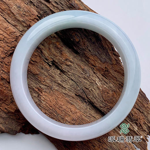 派瑞翡翠 翡翠手镯 糯种 浅紫色 商品图0