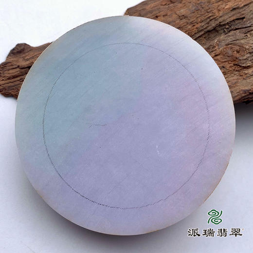派瑞翡翠 翡翠原石 手镯饼 糯种 绿色 紫色 商品图1