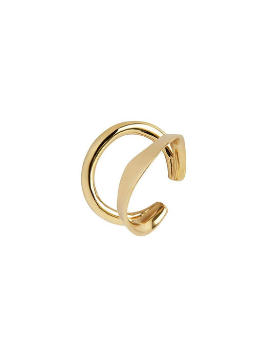 北京仓｜MARIA BLACK-Ripples-耳廓夹（金色 单只）［丹麦设计师］ 商品图1