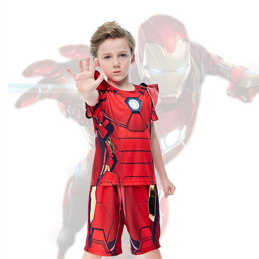 漫威服饰 艾莎女王惊喜礼盒 白雪公主tutu裙 钢铁侠 美国队长 蜘蛛侠衣服（不包含眼镜、头套、盾牌等配饰） 商品图7