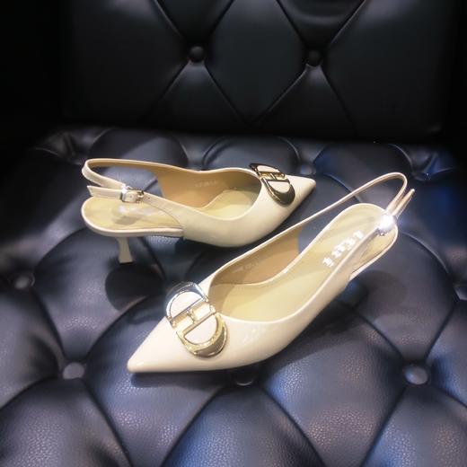 lfgj jeans BM202漆皮尖头小跟鞋 商品图4