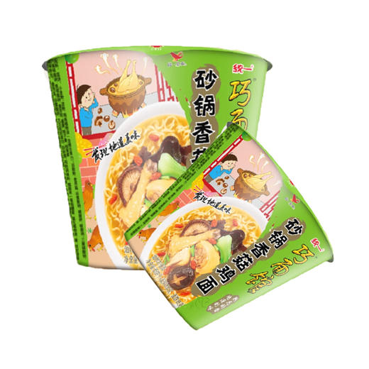 统一桥面馆砂锅香菇鸡面120g 商品图0