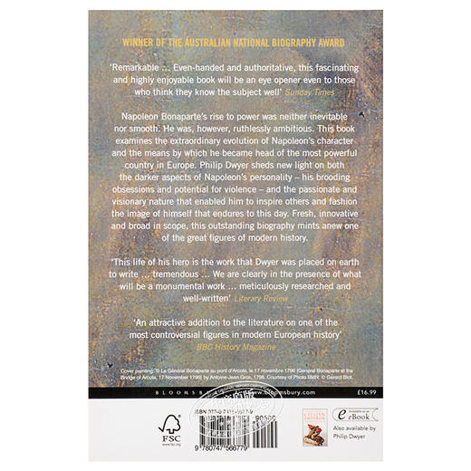 【中商原版】拿破仑传 卷一：权利之路 英文原版 Napoleon: The Path to Power 1769 - 1799 v. 1 商品图1