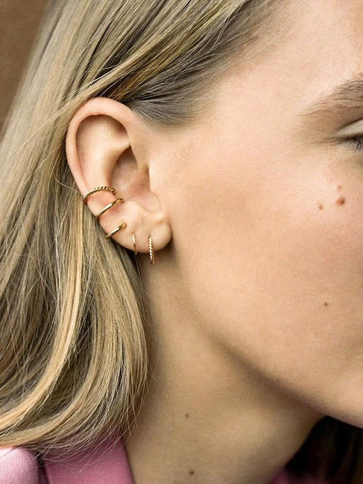 北京仓｜MARIA BLACK-Sofia-金色 耳廓夹（右耳 单只）［丹麦设计师］ 商品图3
