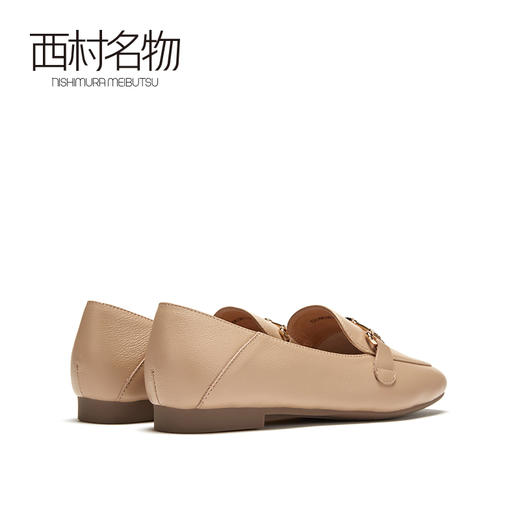 西村名物2021春季新款时尚通勤OL水钻饰带浅口单鞋女乐福鞋T21AM13671 商品图3