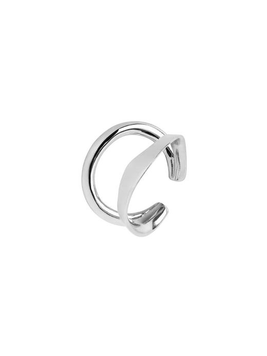 北京仓｜MARIA BLACK-Ripples-耳廓夹（银色 单只）［丹麦设计师］ 商品图0