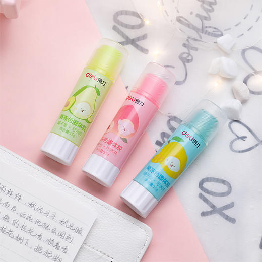 得力9627果冻色固体胶(混) 商品图1