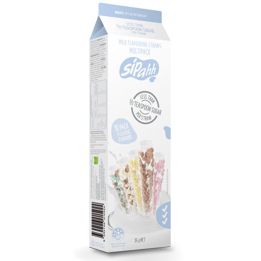 sipahh澳洲咕噜噜神奇变味儿童魔力牛奶吸管10只装普通版直销 商品图4