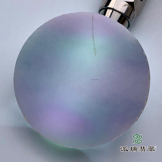 派瑞翡翠 翡翠原石 手镯饼 糯种 绿色 紫色 商品图4