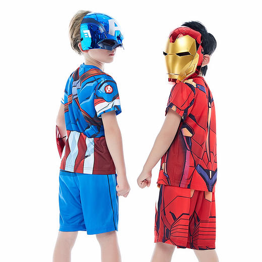 漫威服饰 艾莎女王惊喜礼盒 白雪公主tutu裙 钢铁侠 美国队长 蜘蛛侠衣服（不包含眼镜、头套、盾牌等配饰） 商品图6