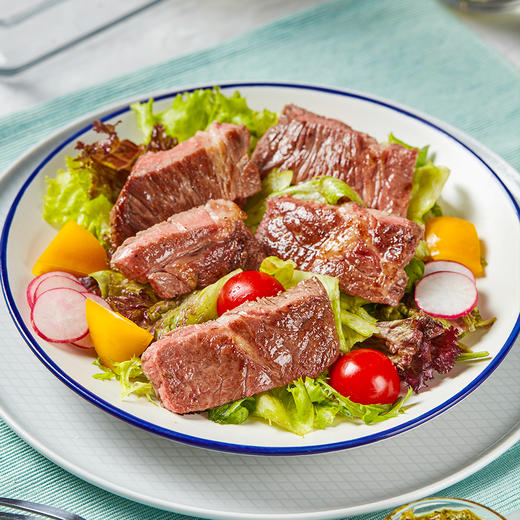 【冷冻】天莱香牛 安格斯上脑有机谷饲原切牛排220g*5盒 商品图3