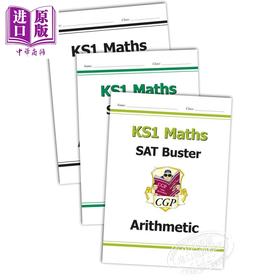 CGP Complete KS1 Maths SAT Buster 小学1年级 数学测试套装 算术+推理思维+答案本 6-7岁
