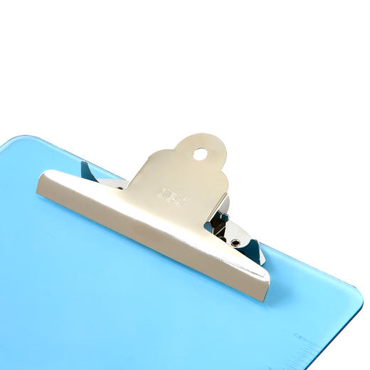 得力9252透明书写板夹(浅蓝) 商品图1