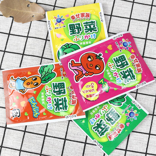 和寓良品 日本原装进口 4种蔬菜口味拌饭料 儿童宝宝下食佐餐 2.2g/袋*20袋【 和寓良品】 商品图7