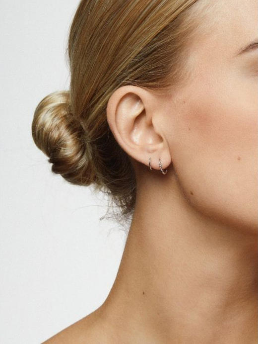 北京仓｜MARIA BLACK-Sofia Twirl-耳钉（银色 单只）［丹麦设计师］ 商品图3