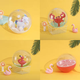 【99减10】ins海上沙滩充气透明球中球