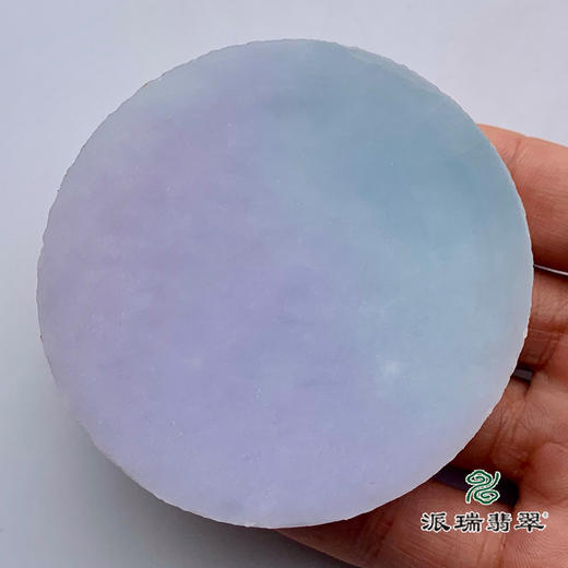 派瑞翡翠 翡翠原石 手镯饼 糯种 绿色 紫色 商品图3